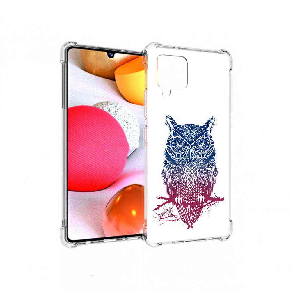 Чехол MyPads Tocco для Samsung Galaxy A42 хиппи сова (PT226910.539.664)