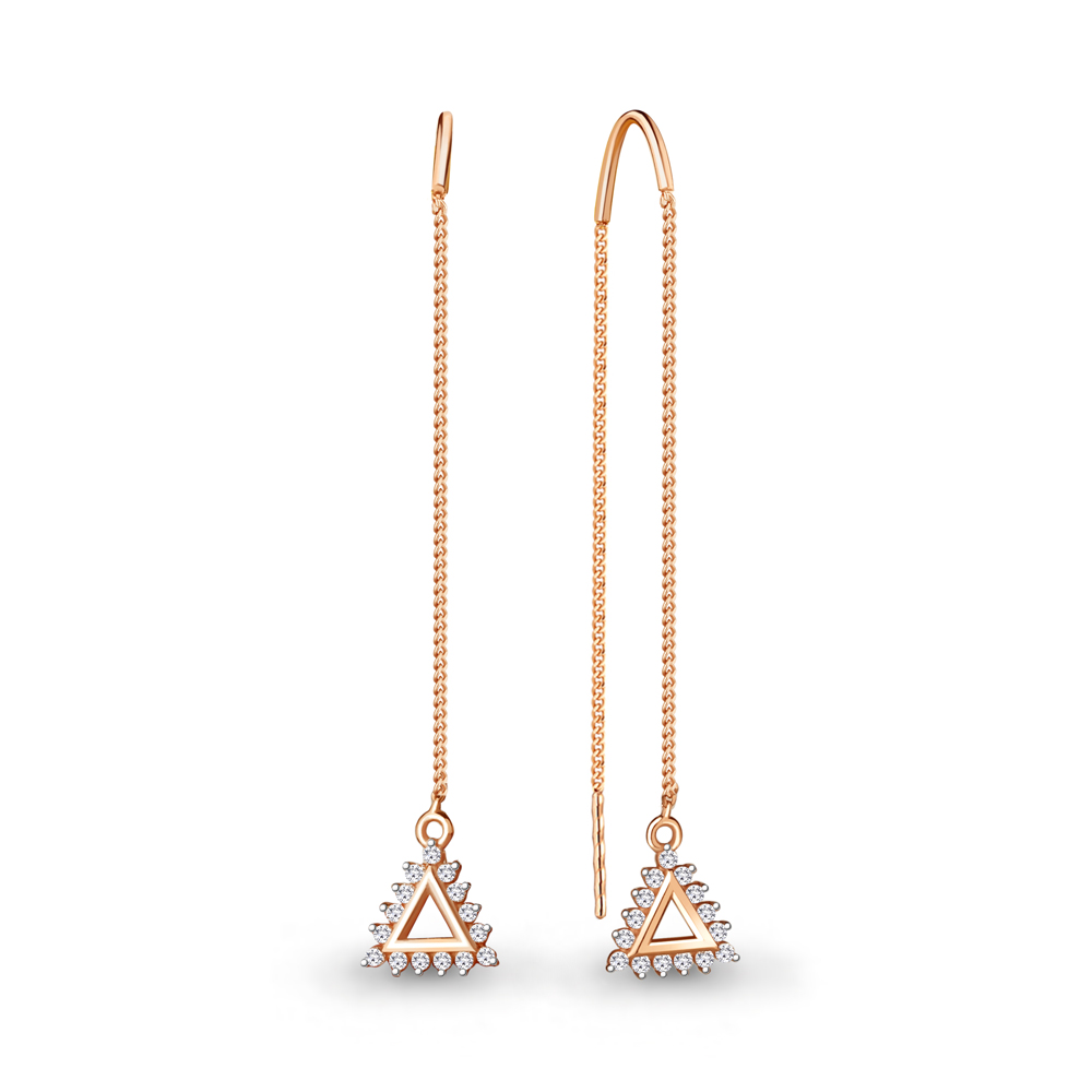 

Серьги из серебра с фианитом Aquamarine Aquamarine 48624А_925_з, 48624А_925_з