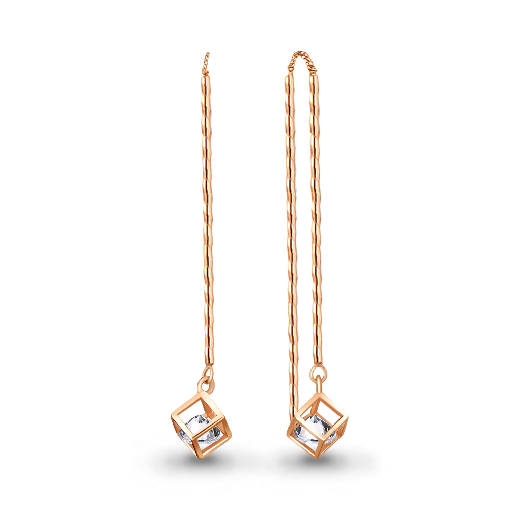

Серьги из серебра с фианитом Aquamarine Aquamarine 48621_925_з, 48621_925_з