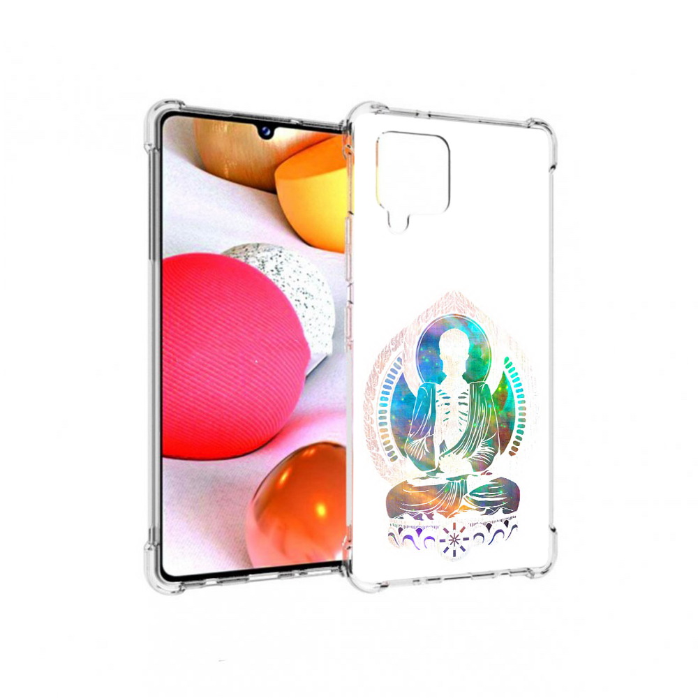 

Чехол MyPads Tocco для Samsung Galaxy A42 умный скелет (PT226910.539.653), Прозрачный, Tocco