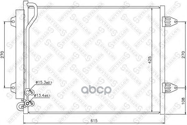 

10-45163-SX_=NS94831=8FC 351 317-541 [3C0820411C] !радиатор конд. VW Passat 1.6/1.9TDi/2.0