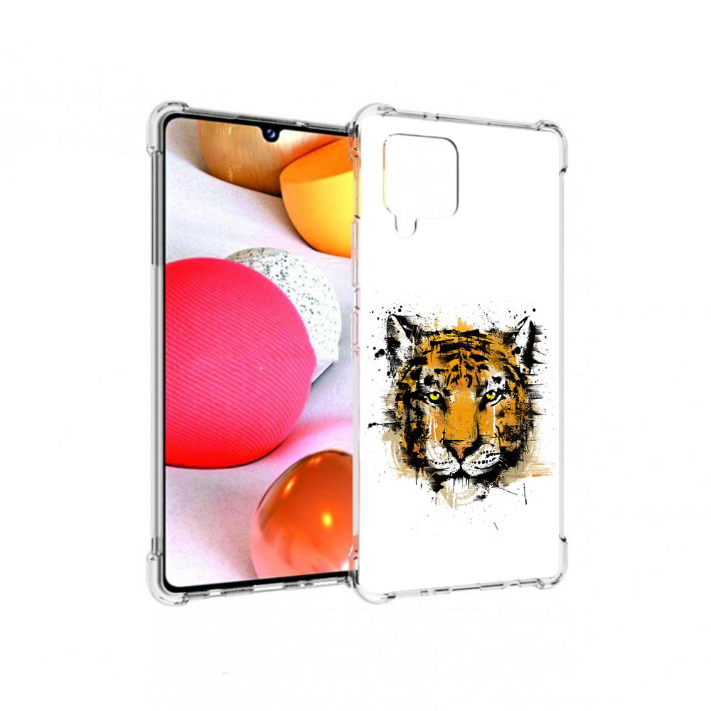 

Чехол MyPads Tocco для Samsung Galaxy A42 тигруля (PT226910.539.643), Прозрачный, Tocco