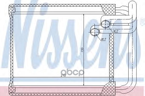 Радиатор печки KIA CEE'D, HYUNDAI i30 77632