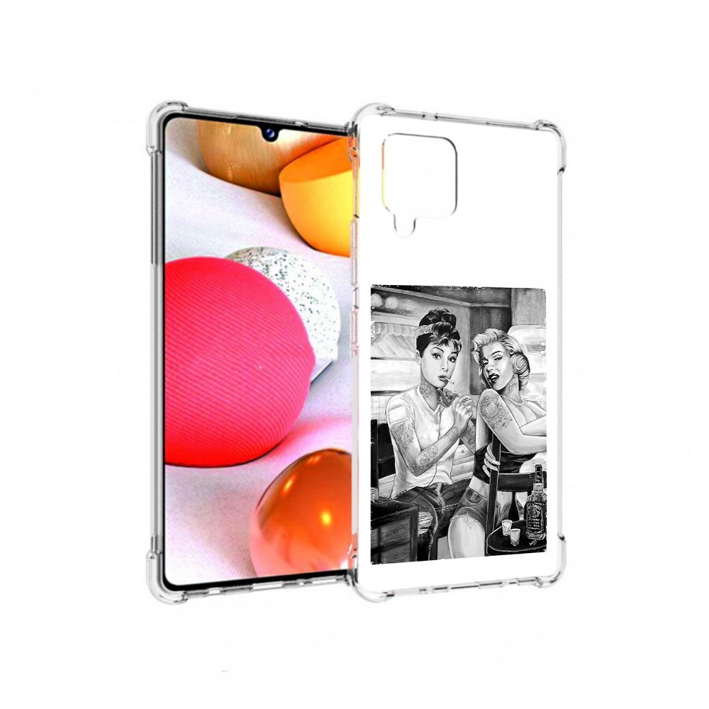 Чехол MyPads Tocco для Samsung Galaxy A42 тату мастер (PT226910.539.637)