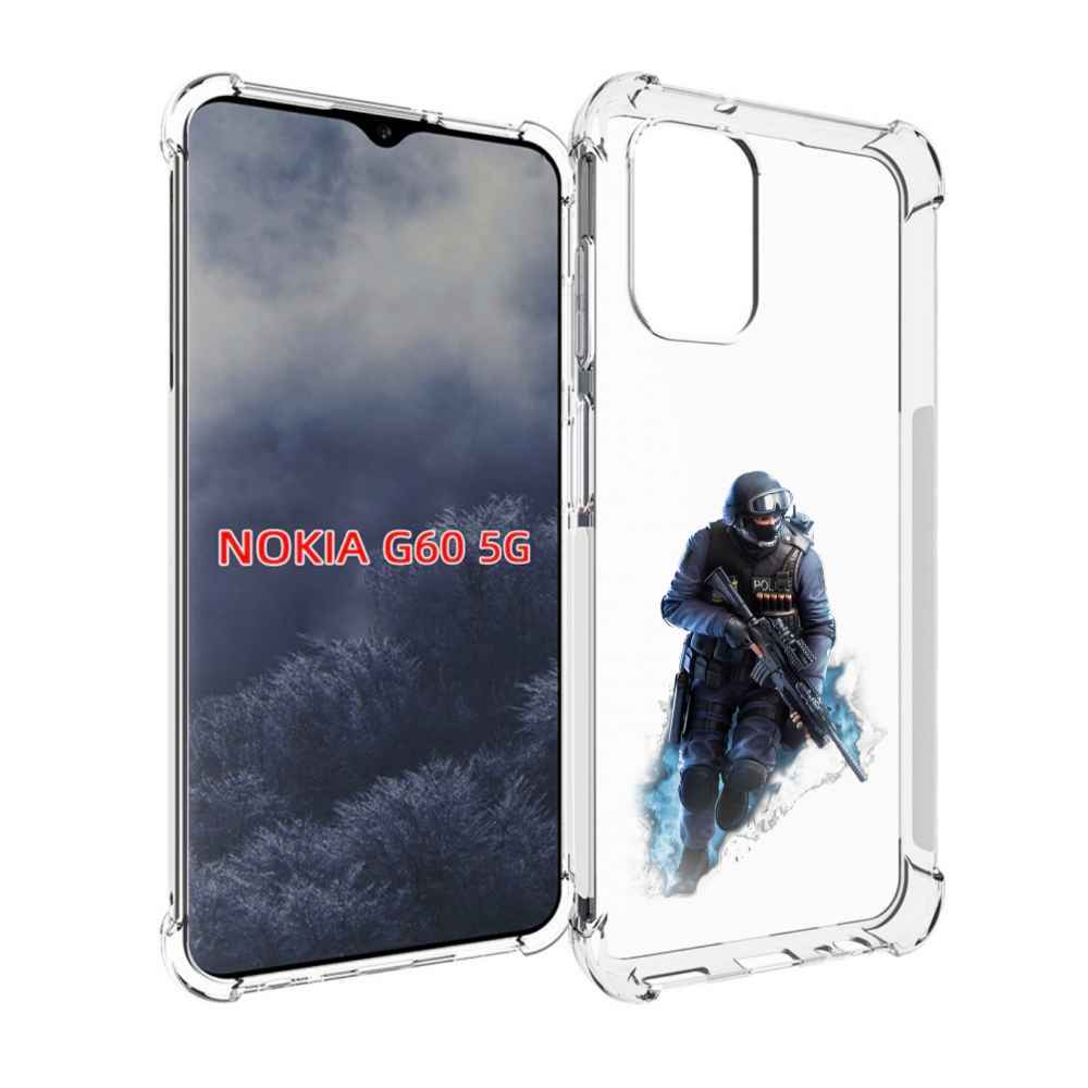 

Чехол MyPads спецназ-ксго для Nokia G60 5G, Прозрачный, Tocco