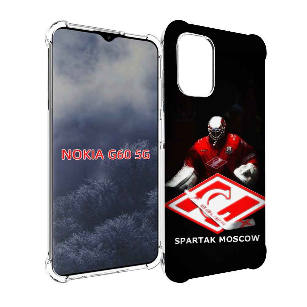 

Чехол MyPads спартак хоккеи мужской для Nokia G60 5G, Прозрачный, Tocco