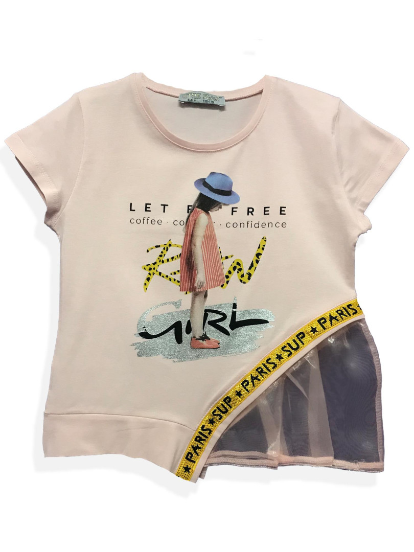 

Футболка Little Star Girls р. 152-158 Пудровый, 1542-yX (доставка из-за рубежа), 1542-yX