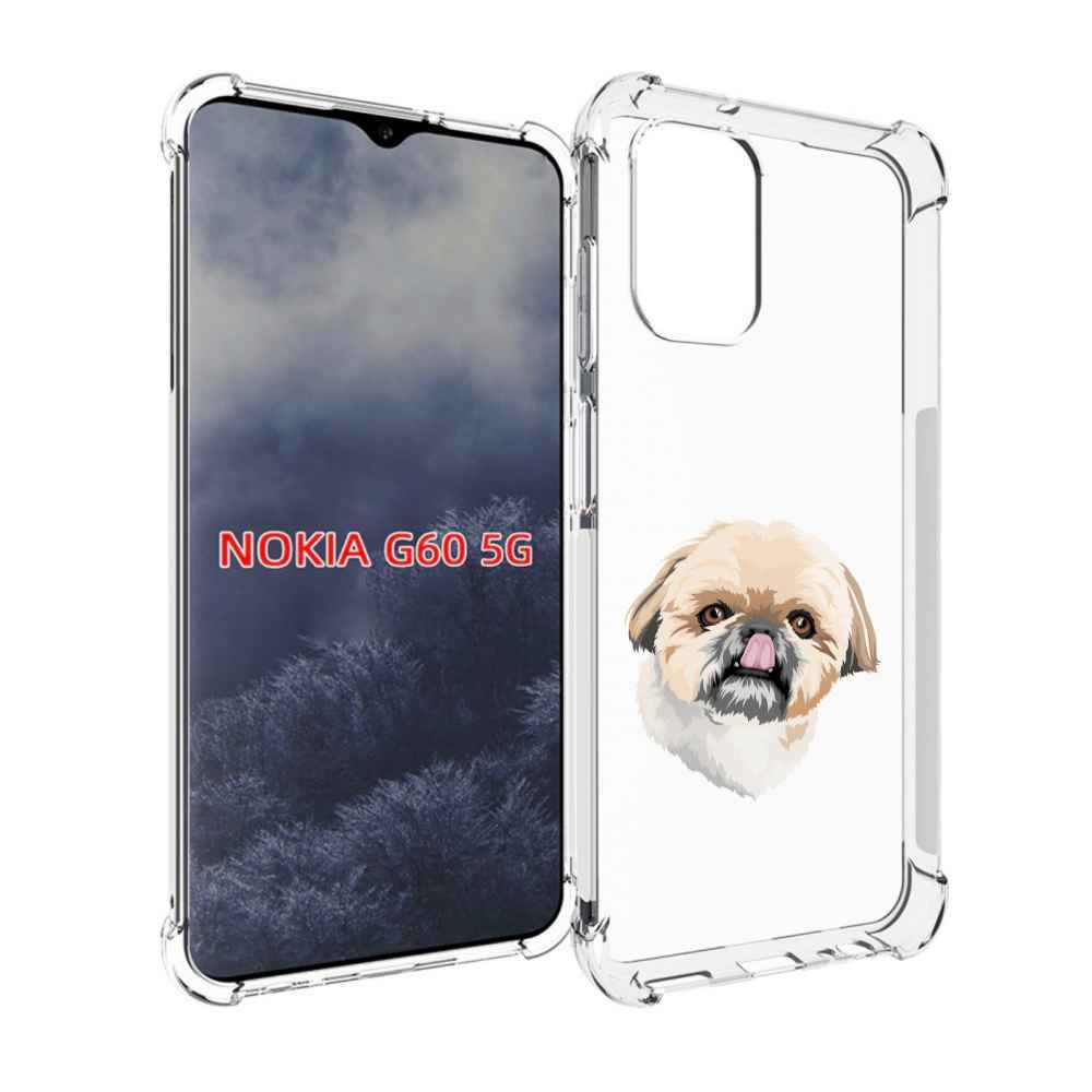 

Чехол MyPads собачка-с-язычком для Nokia G60 5G, Прозрачный, Tocco