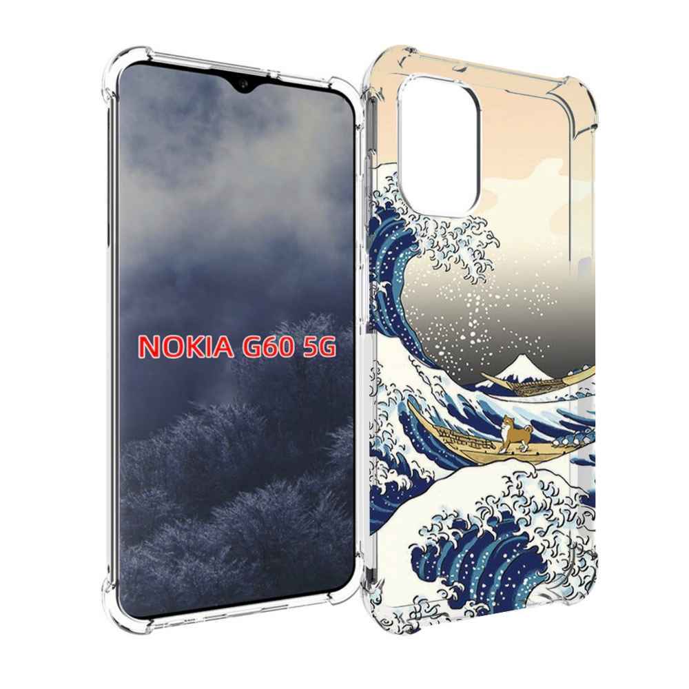 

Чехол MyPads собаки-на-плоту для Nokia G60 5G, Прозрачный, Tocco