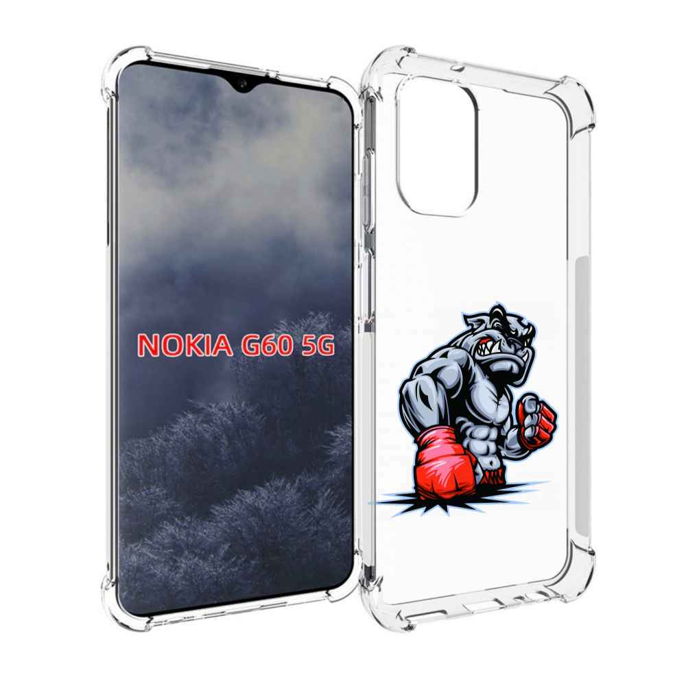 

Чехол MyPads собака-боксер для Nokia G60 5G, Прозрачный, Tocco