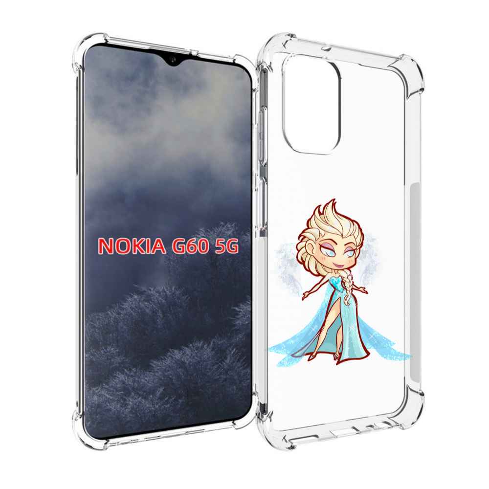 

Чехол MyPads снежная-принцесса женский для Nokia G60 5G, Прозрачный, Tocco