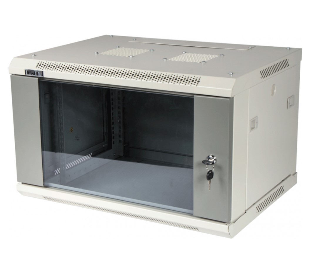 

Серверный шкаф TWT TWT-CBWPG-12U-6x8-GY Глубина 80см, белый