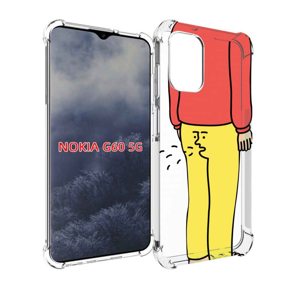 

Чехол MyPads смешной-мужчина для Nokia G60 5G, Прозрачный, Tocco