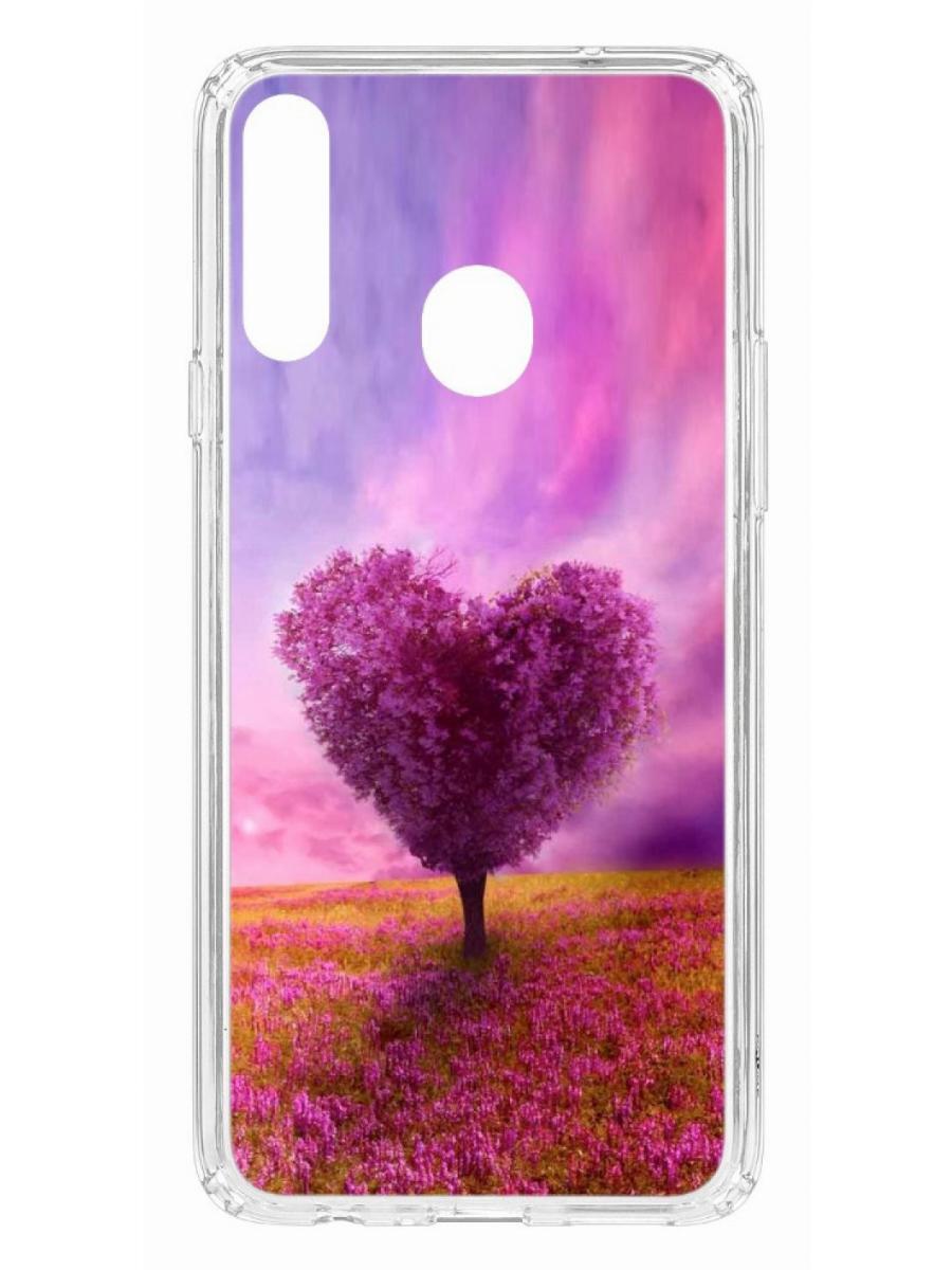 фото Чехол на samsung galaxy a20s kruche print pink heart кruче