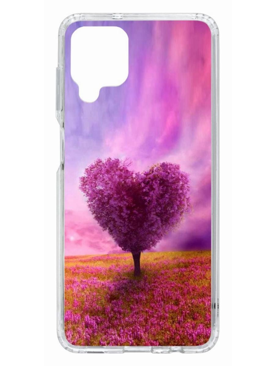 фото Чехол на samsung galaxy a12 kruche print pink heart кruче