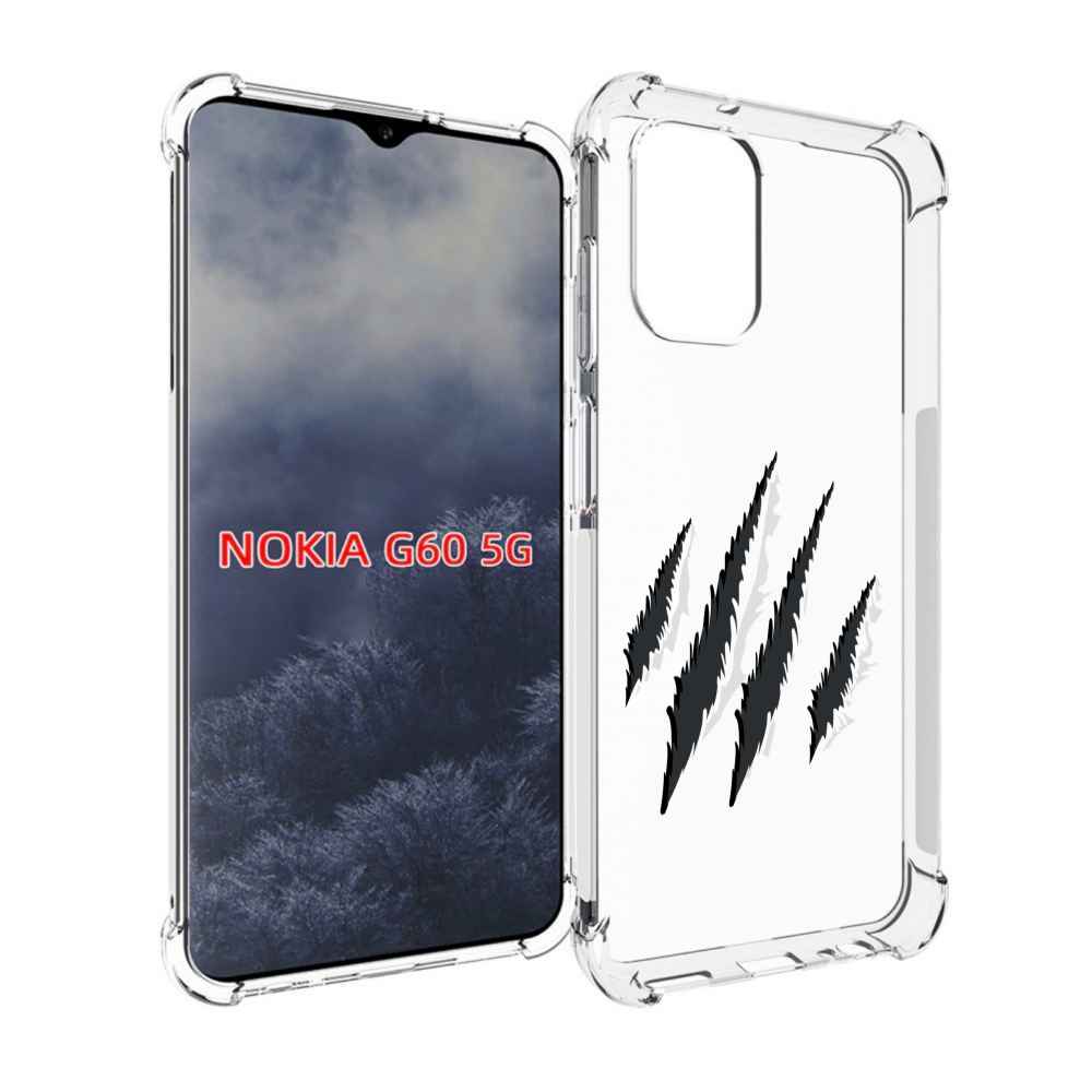 

Чехол MyPads след-когтей для Nokia G60 5G, Прозрачный, Tocco