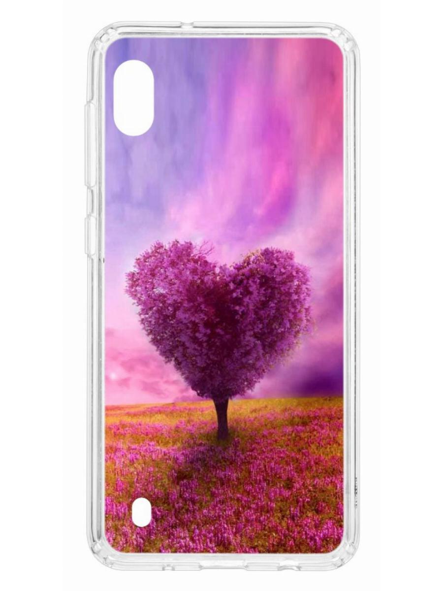 фото Чехол на samsung galaxy a10 2019 kruche print pink heart кruче