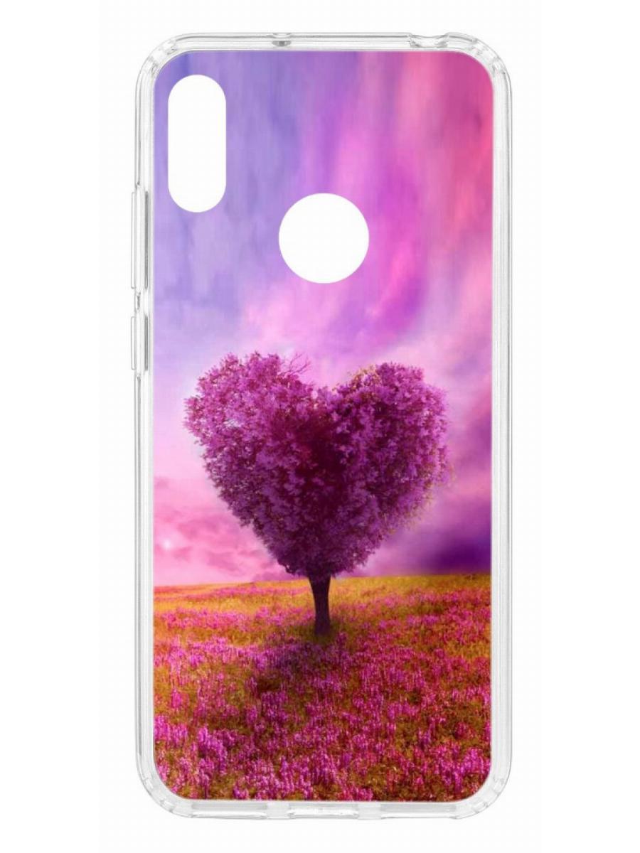 

Чехол на Huawei Y6 2019 Kruche Print Pink heart
