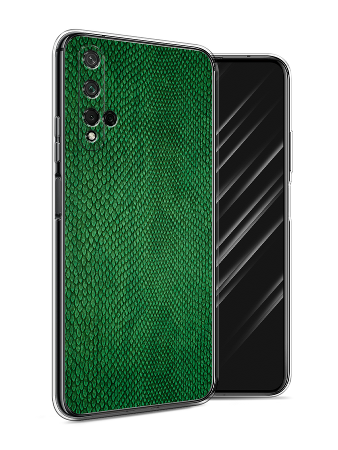 

Чехол Awog на Honor 20 "Изумрудная змея", Черный;зеленый;коричневый, 69550-3