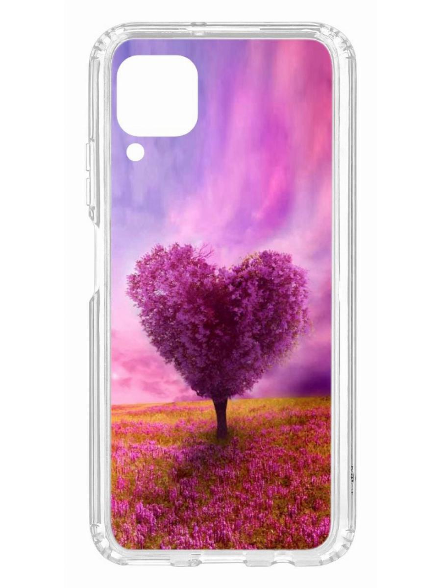 фото Чехол на huawei p40 lite kruche print pink heart кruче