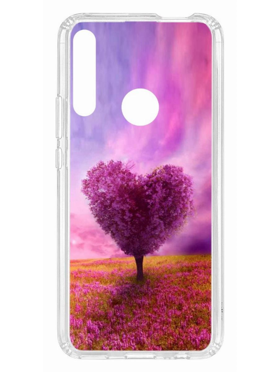 

Чехол на Huawei P Smart Z Kruche Print Pink heart