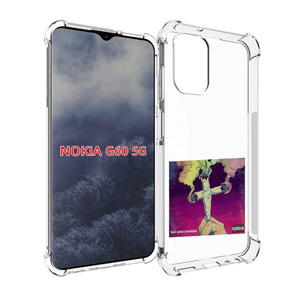 

Чехол MyPads сигаретный крест для Nokia G60 5G, Прозрачный, Tocco
