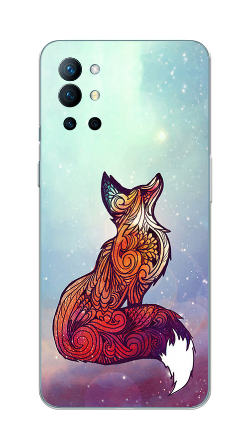 

Чехол Awog на OnePlus 9R / ВанПлас 9R "Лиса 1", Голубой;фиолетовый, 151650-1
