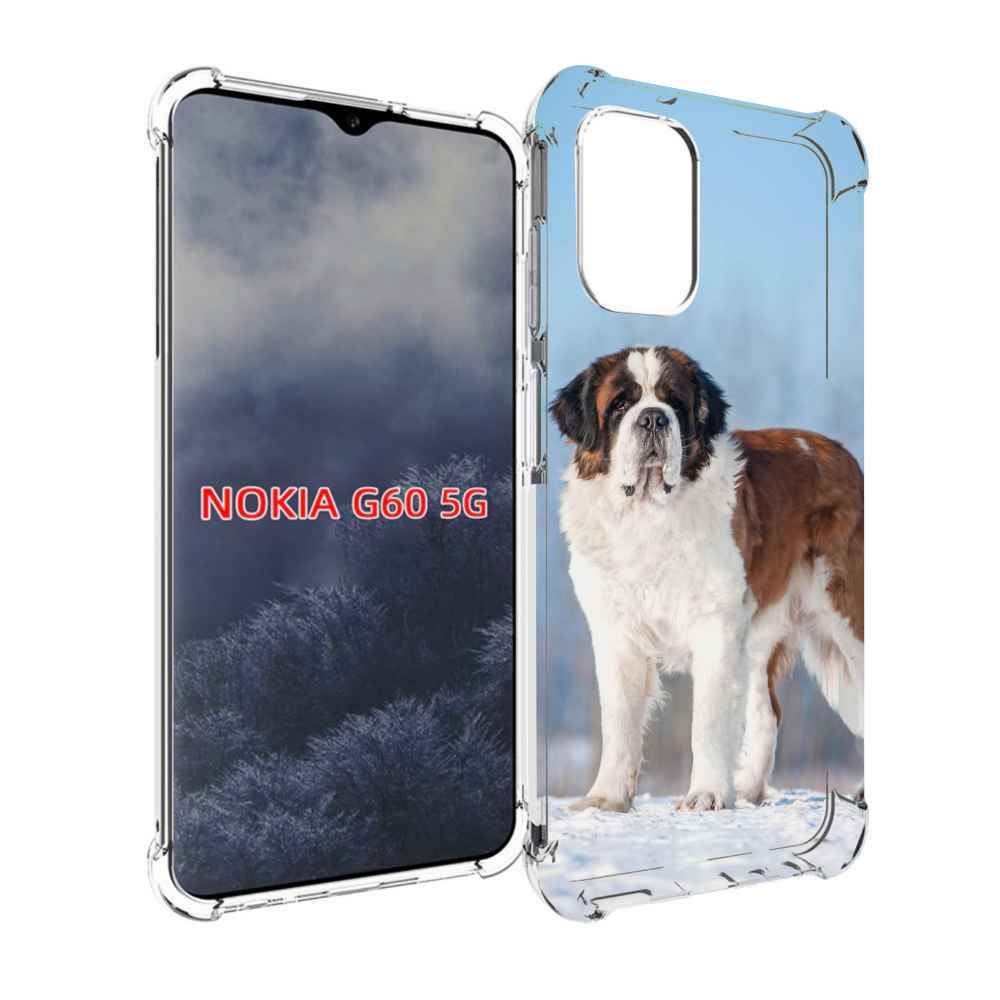 

Чехол MyPads сенбернар для Nokia G60 5G, Прозрачный, Tocco