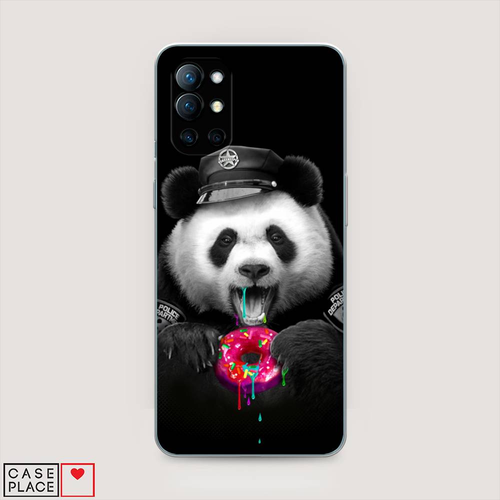 

Чехол Awog на OnePlus 9R / ВанПлас 9R "Панда police", Черный;белый;розовый, 151650-2