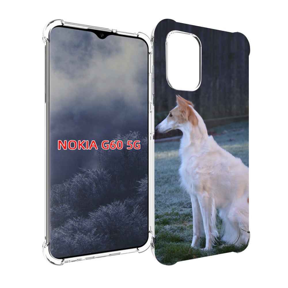 

Чехол MyPads русская псовая борзая для Nokia G60 5G, Прозрачный, Tocco