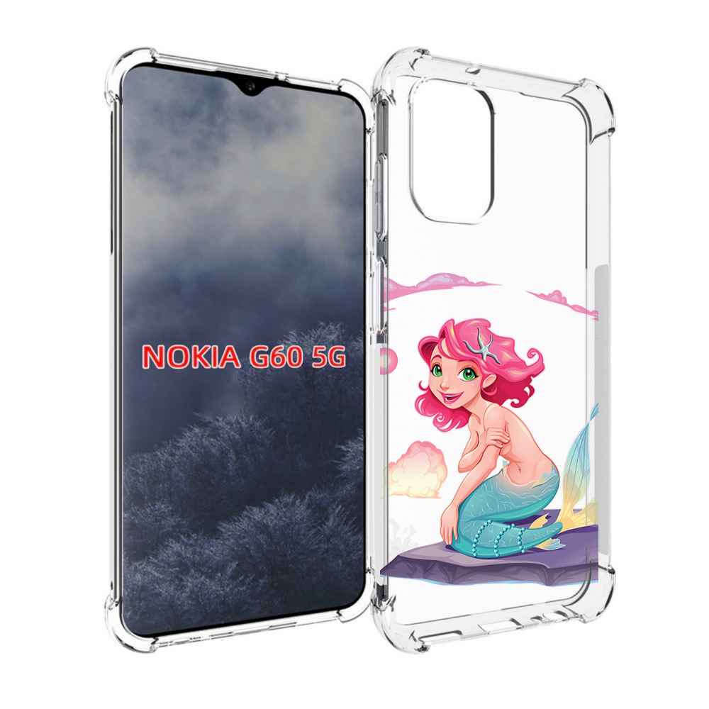 

Чехол MyPads русалочка для Nokia G60 5G, Прозрачный, Tocco