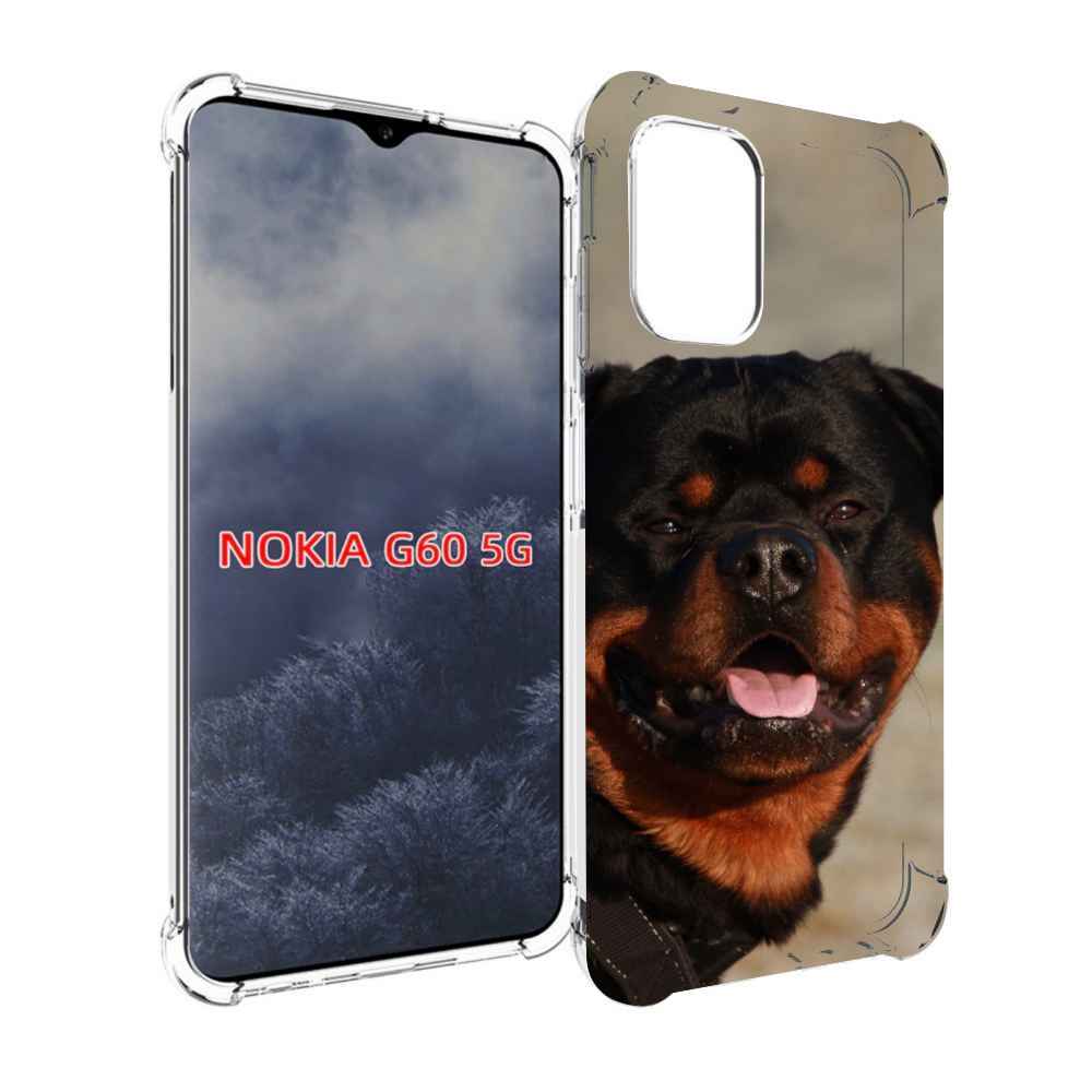 

Чехол MyPads ротвеллер 2 для Nokia G60 5G, Прозрачный, Tocco