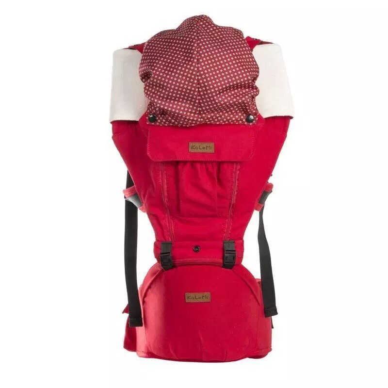 

Хипсит со спинкой на двух лямках Kalemi/красный, Хипсит со спинкой на двух лямках KaLeMi 3 D