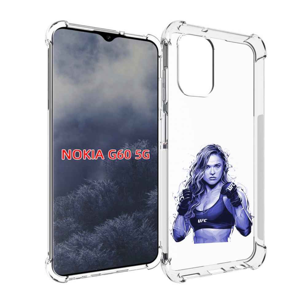 

Чехол MyPads ронда-роузи-юфс для Nokia G60 5G, Прозрачный, Tocco