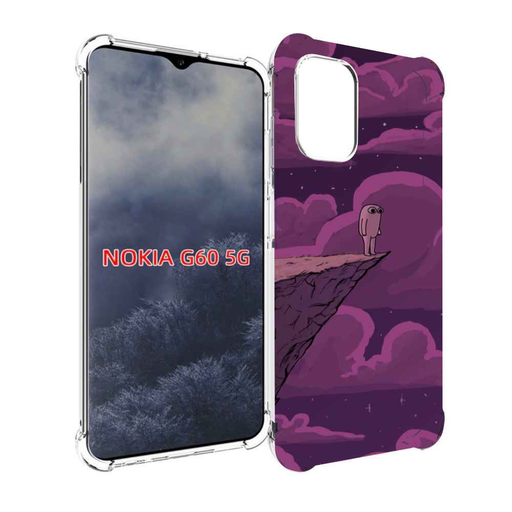 

Чехол MyPads розовая-фасолька для Nokia G60 5G, Прозрачный, Tocco