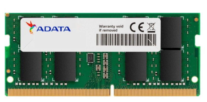 Оперативная память ADATA 8Gb DDR4 3200MHz SO-DIMM (AD4S32008G22-RGN)