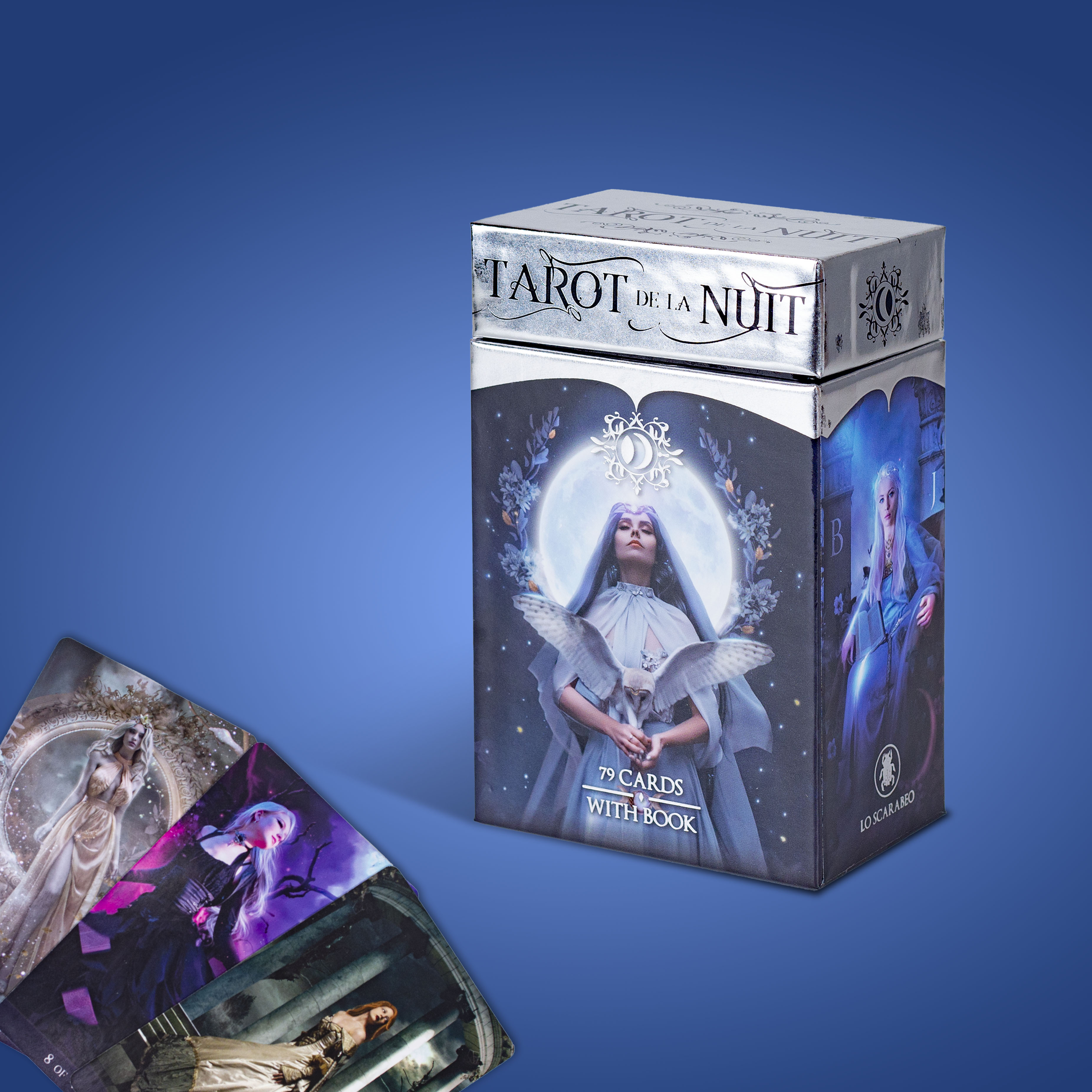 

Карты Таро Tarot de la Nuit / Таро Ночи - Lo Scarabeo, Синий, Таро Ночи