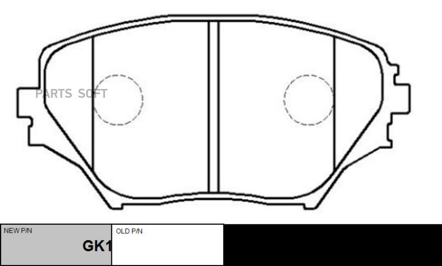 

Колодки Дисковые Передние Toyota Rav4 1.8/2.0Wti/2.0D4-D 00> CTR CKT-12