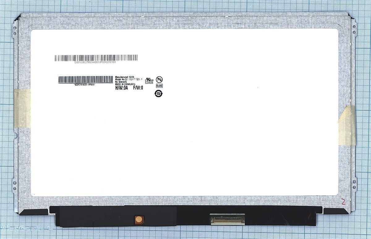 

Матрица ОЕМ для ноутбука B116XTT01.1, совместимая с p/n: B116XTT01.1