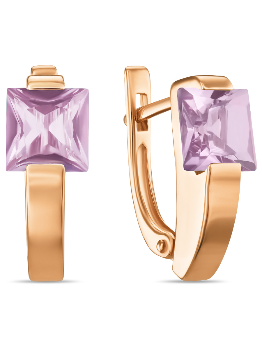 

Серьги из золота MIUZ Diamonds (Московский ювелирный завод) E2020-0020595-AM, аметист, E2020-0020595-AM