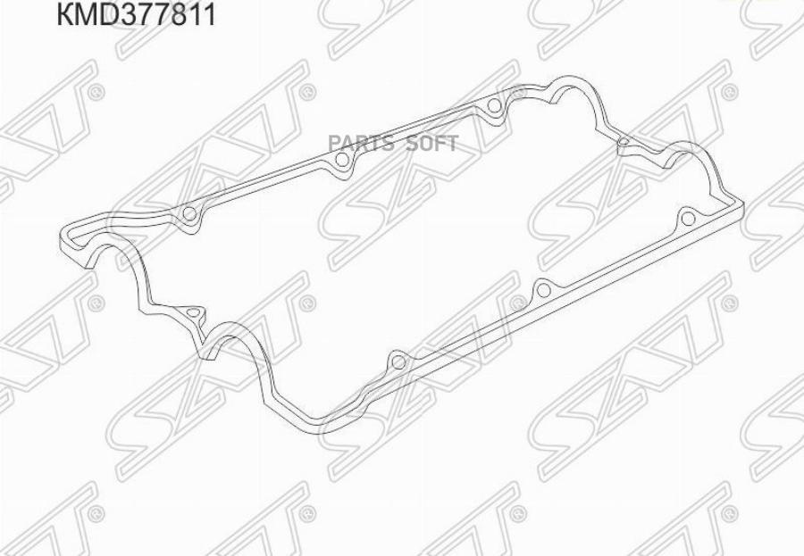 Прокладка клапанной крышки MMC 4G15/4G19 DOHC 02-, Z25A/Z26AZ27A KMD377811