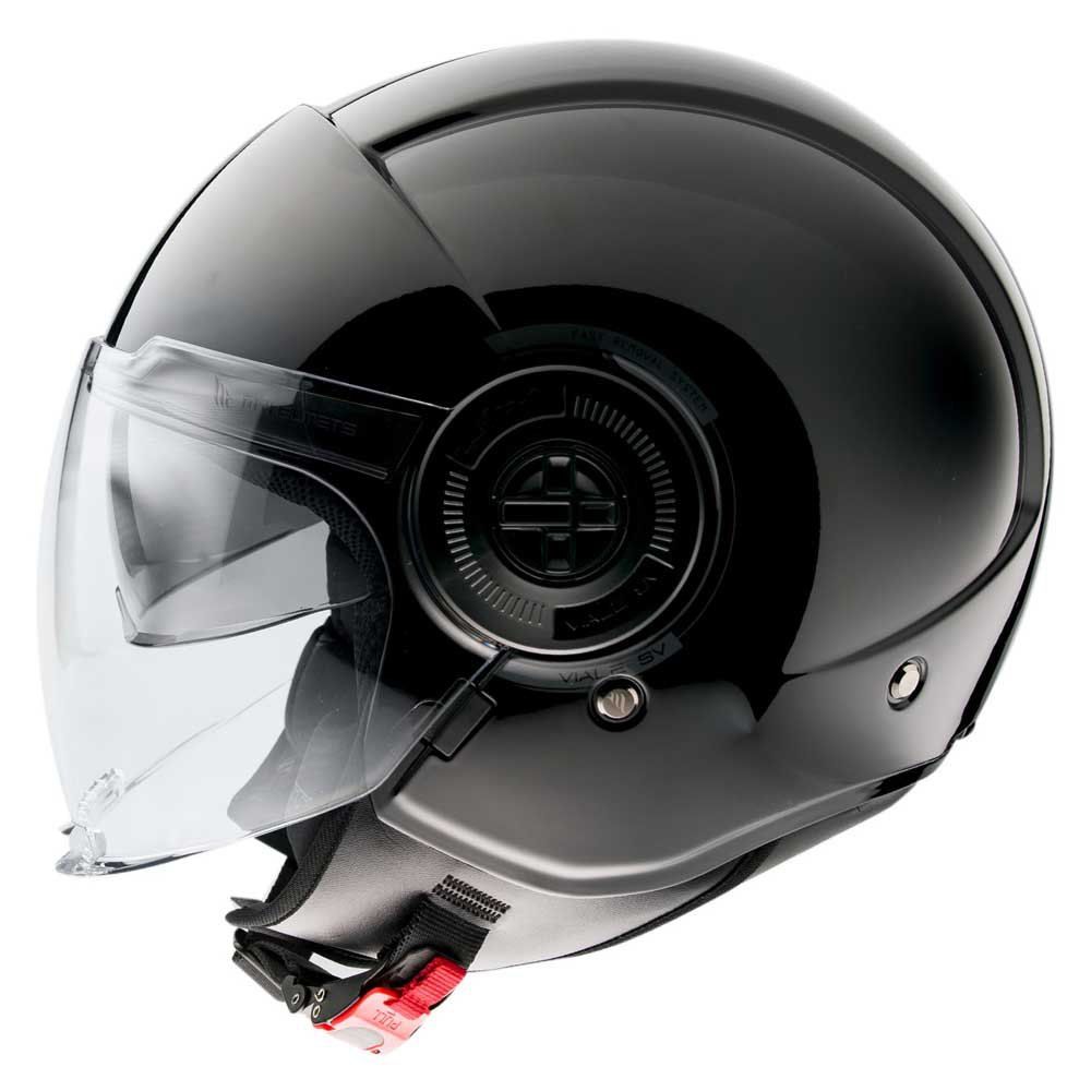 

Мотошлем MT VIALE SV S solid A1, Черный, VIALE SV S solid A1