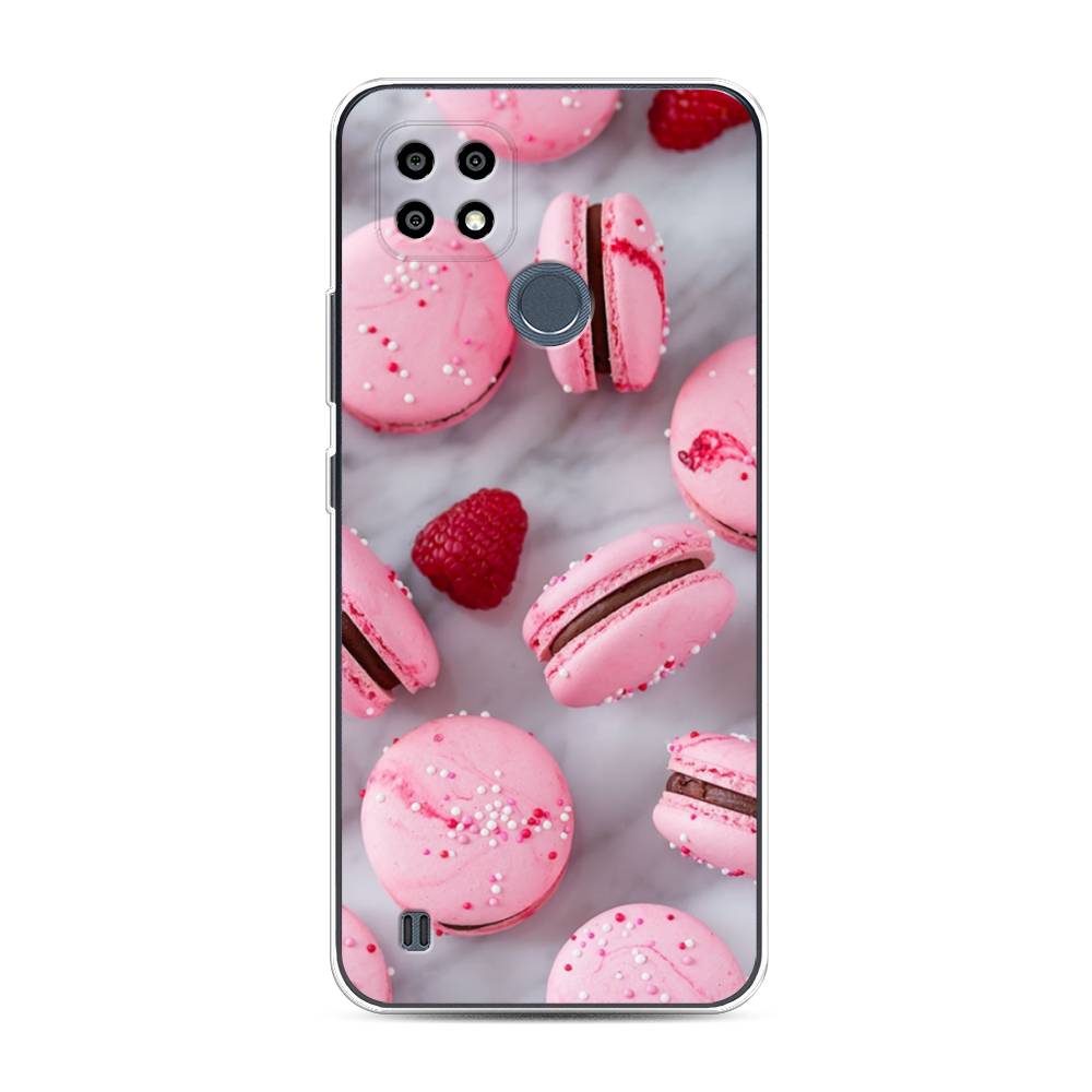 

Чехол Awog на Realme C25Y "Макарони с малиной", 2510950-10