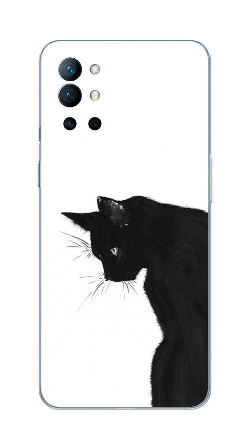 

Чехол Awog на OnePlus 9R / ВанПлас 9R "Black cat", Черный;белый, 151650-1