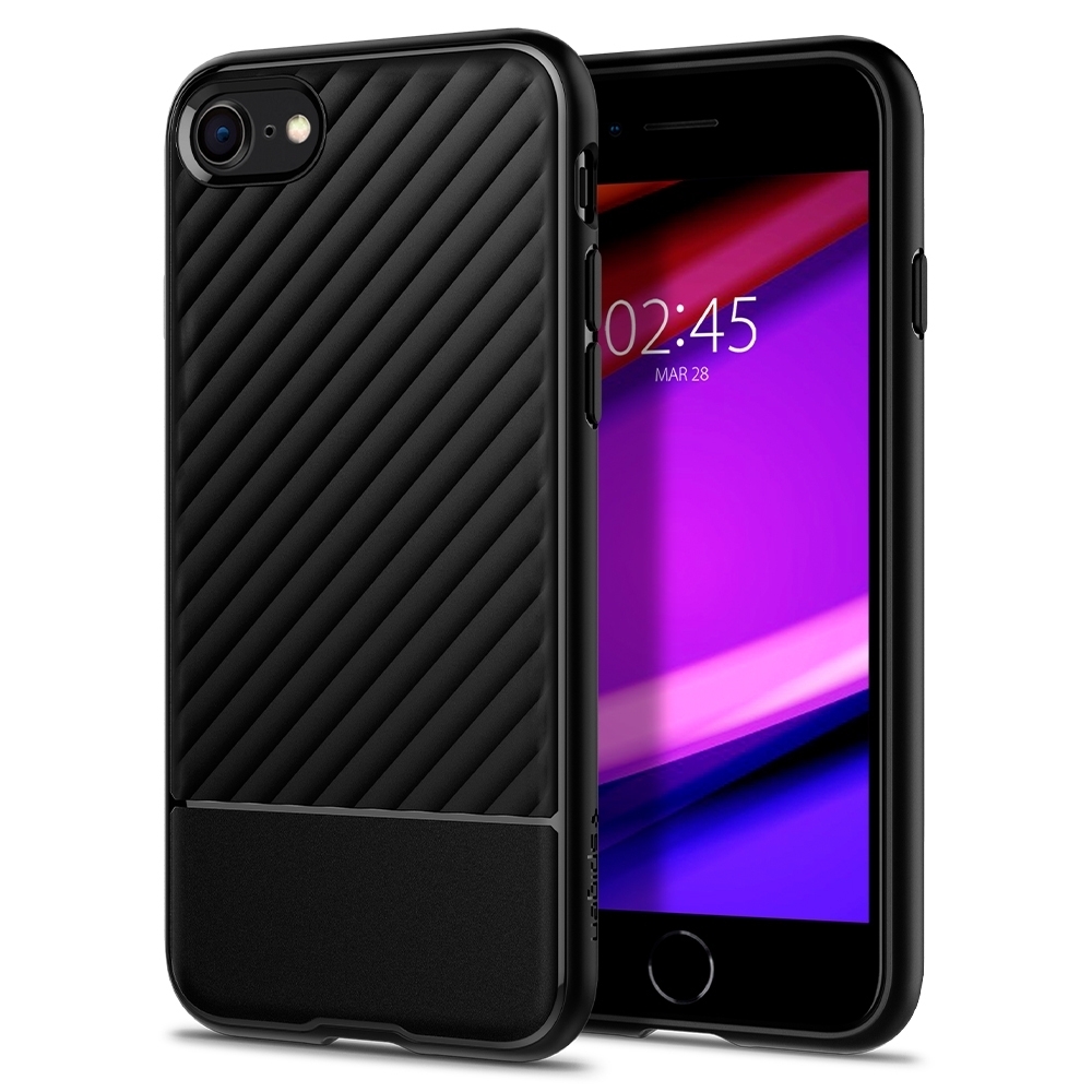 

Чехол Spigen для iPhone SE (2020)/7/8 - Core Armor - Матово-черный - ACS00881, Core Armor