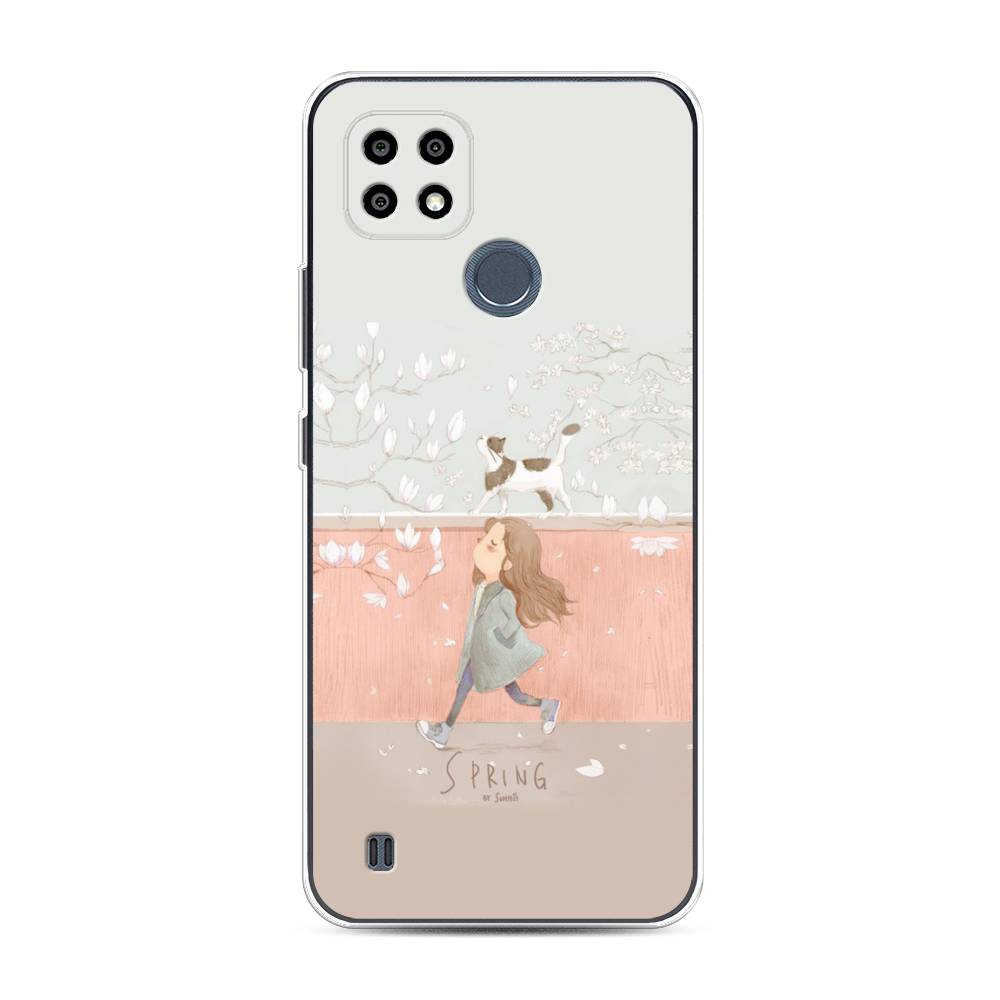 

Чехол Awog на Realme C25Y "Девочка-весна", 2510950-7