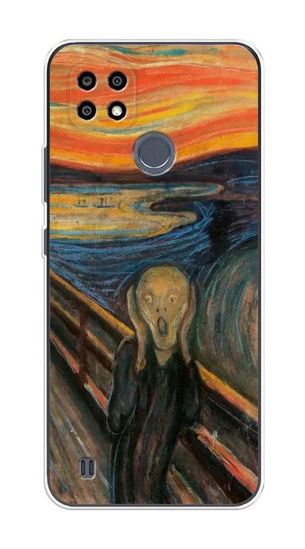 

Чехол Awog на Realme C25Y "Крик", Разноцветный, 2510950-9