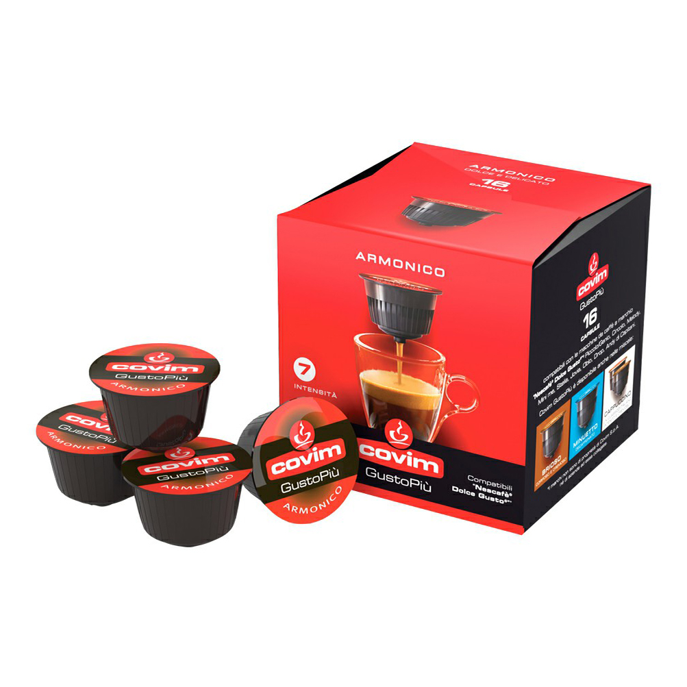 Кофе Covim Gusto Armonico в капсулах Dolce Gusto 16 шт 112 г