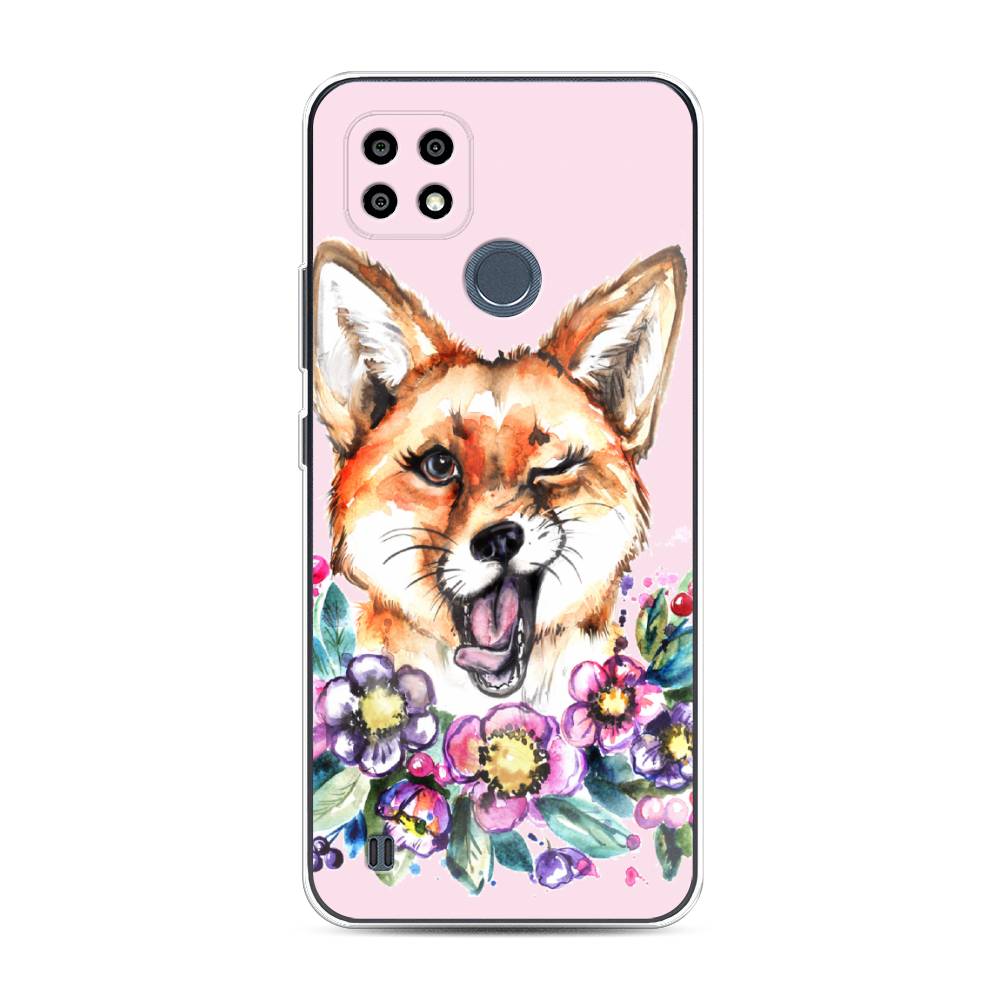 

Чехол Awog на Realme C25Y "Подмигивающая лиса", 2510950-10