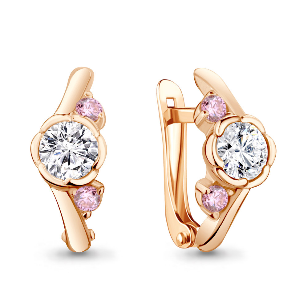 

Серьги из серебра с фианитом Aquamarine Aquamarine 48575АВ_925_з, 48575АВ_925_з